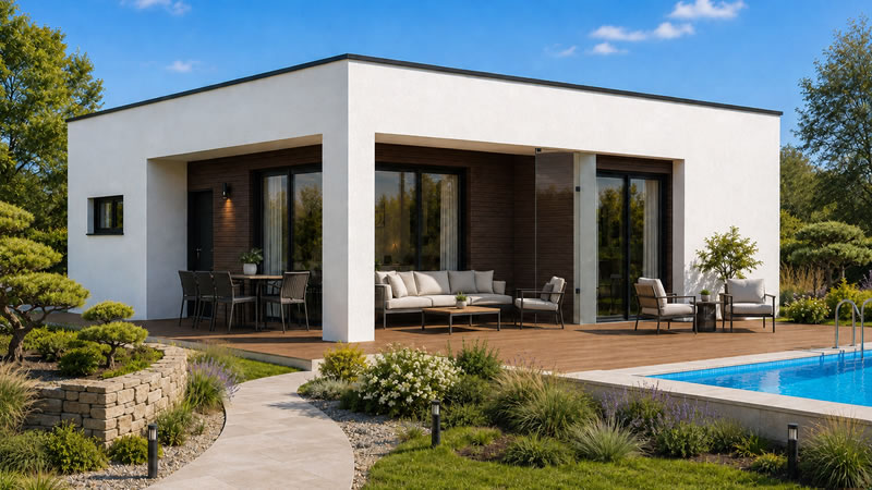 111m² Tek Katlı Çelik Ev