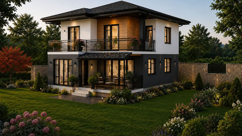 188 m² Dubleks Çelik Ev