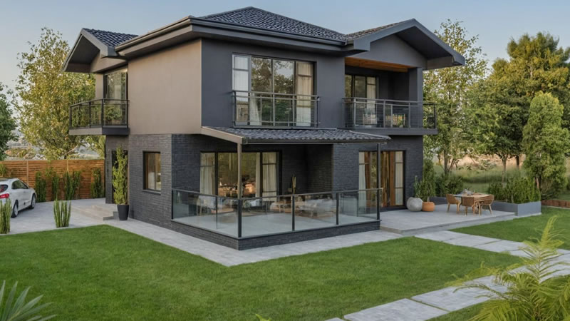 225 m² Dubleks Çelik Ev