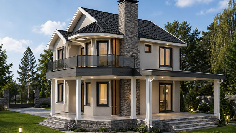 270 m² Dubleks Çelik Ev