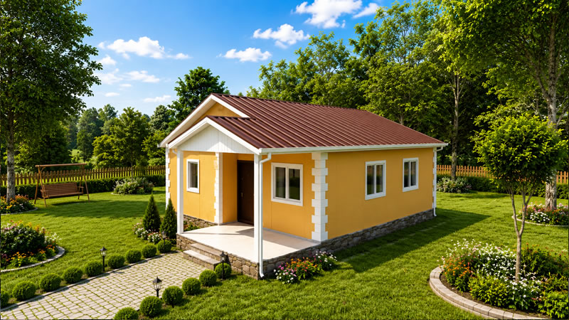 65 m² Tek Katlı Prefabrik Ev