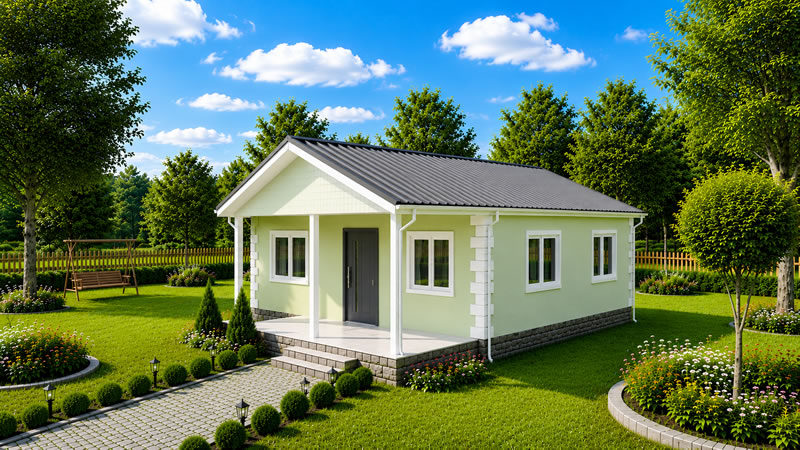 70 m² Tek Katlı Prefabrik Ev