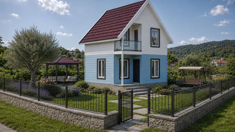 80 m² Dubleks Çelik Ev