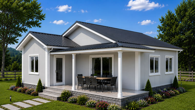 80 m² Tek Katlı Prefabrik Ev