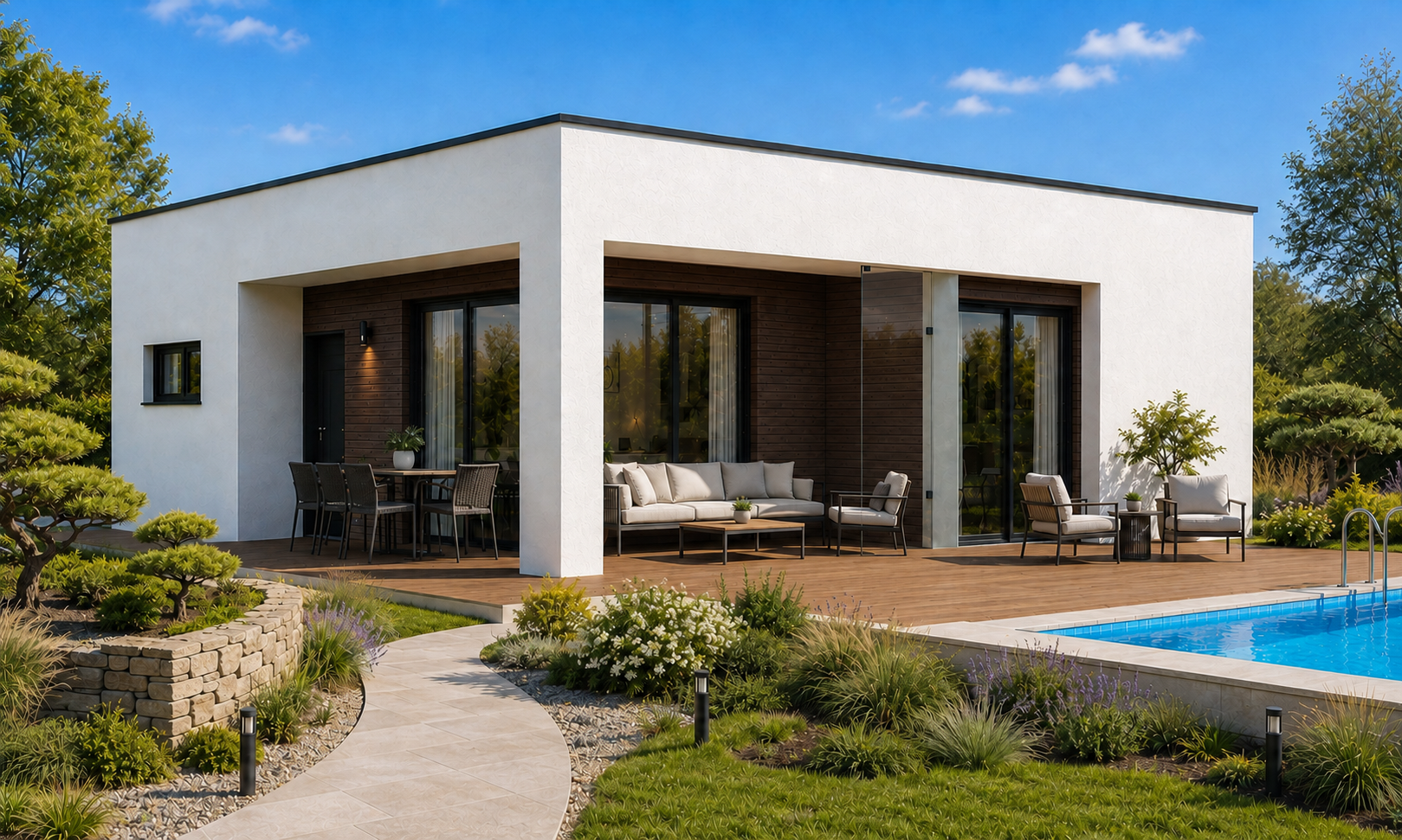 111m² Tek Katlı Çelik Ev