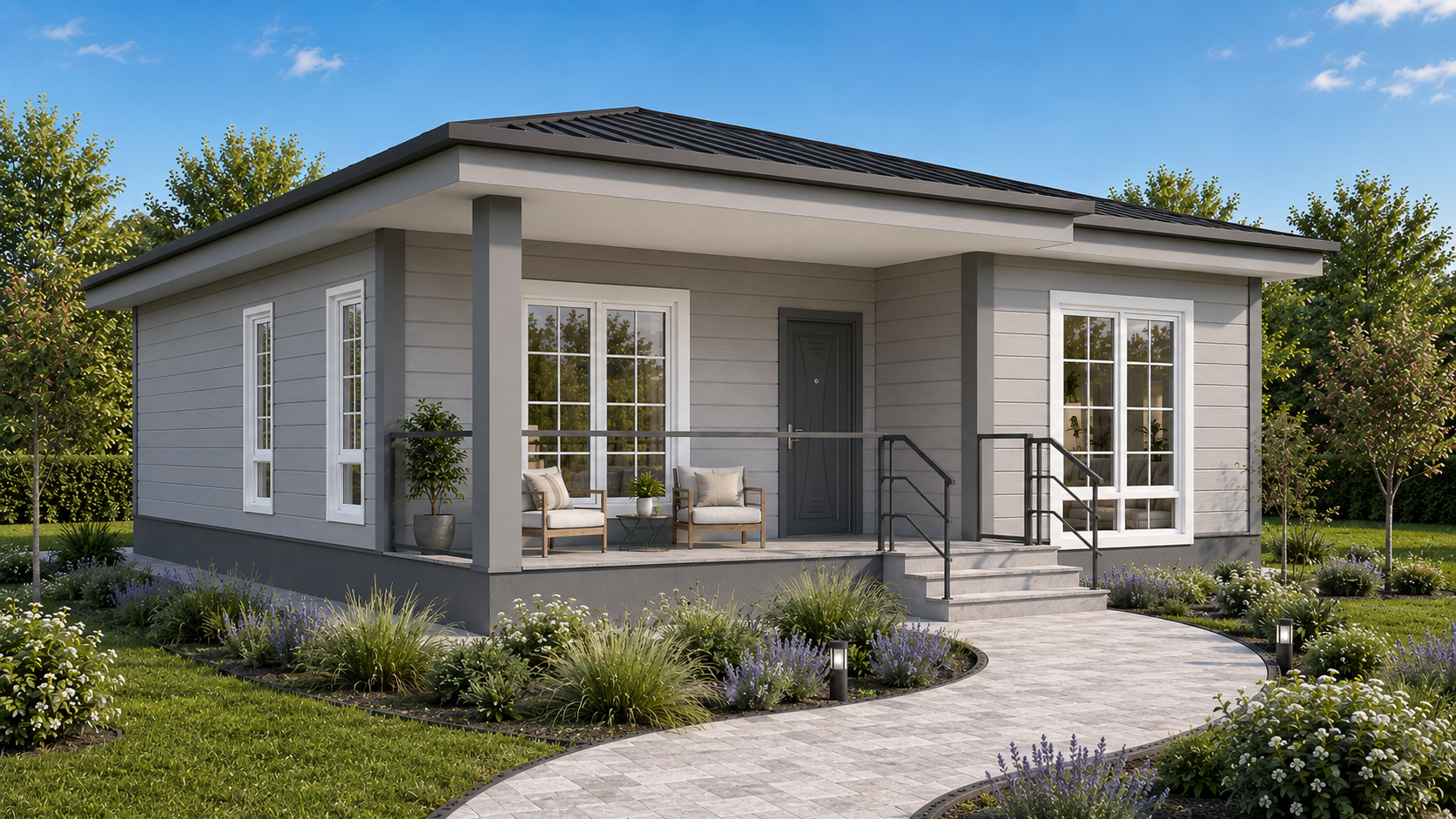 115 m² Tek Katlı Çelik Ev