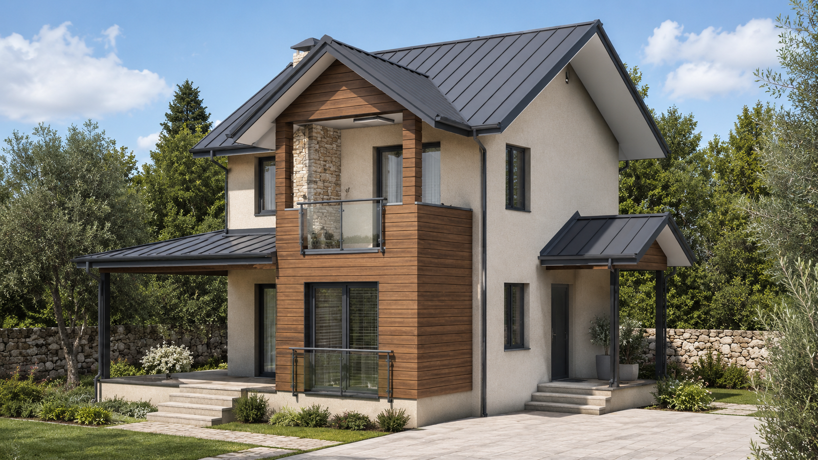 153 m² Dubleks Çelik Ev