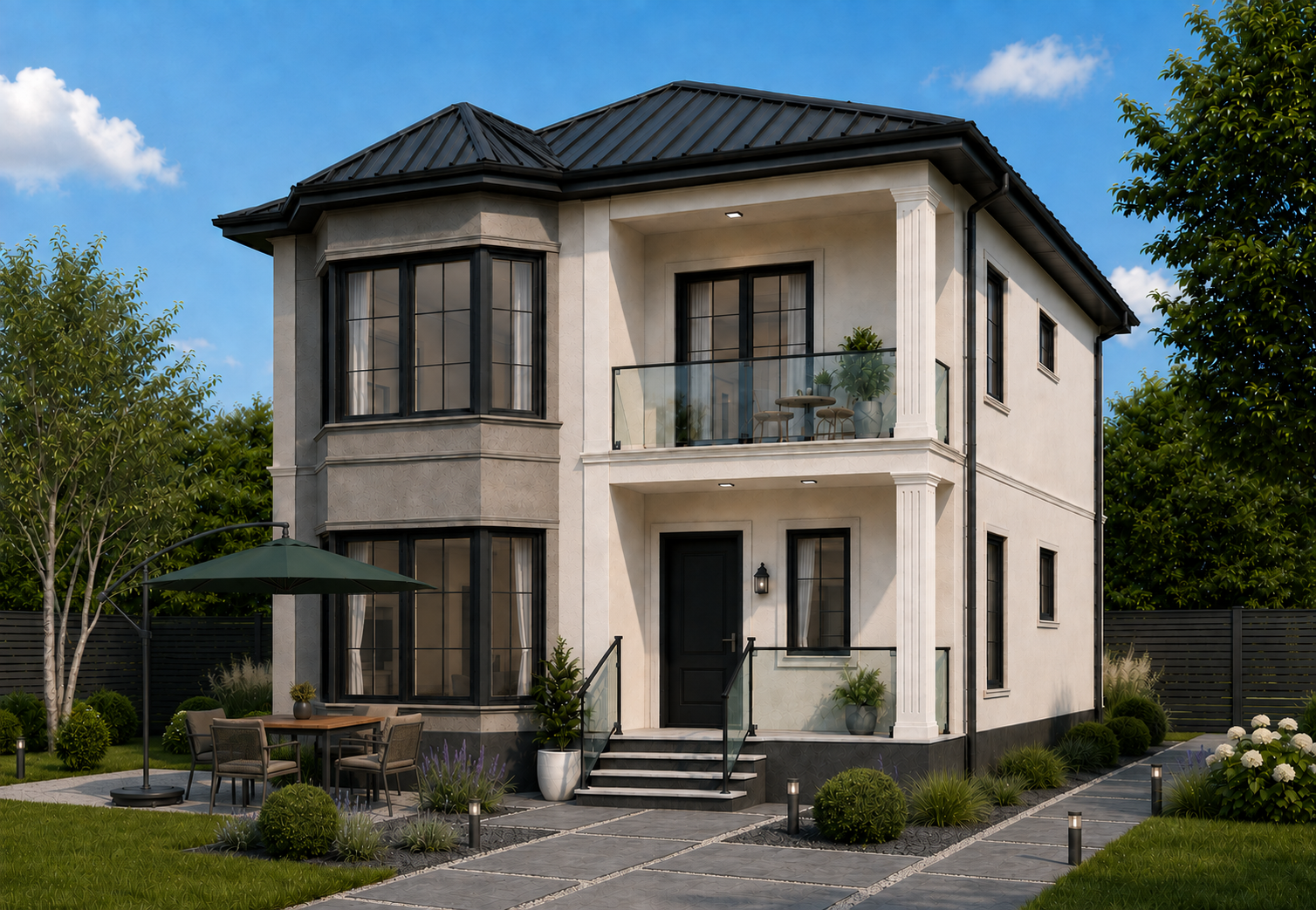 156 m² Dubleks Çelik Ev