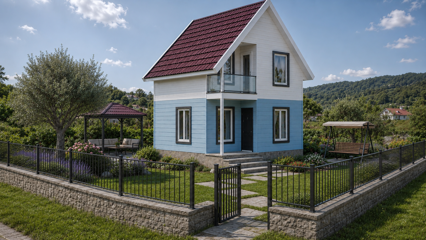 80 m² Dubleks Çelik Ev