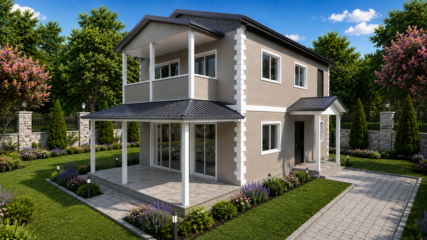 129 m² Dubleks Prefabrik Ev