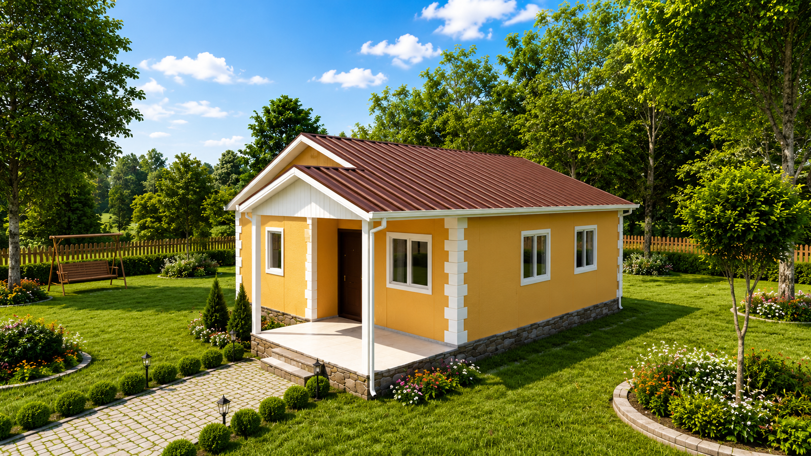 65 m² Tek Katlı Prefabrik Ev