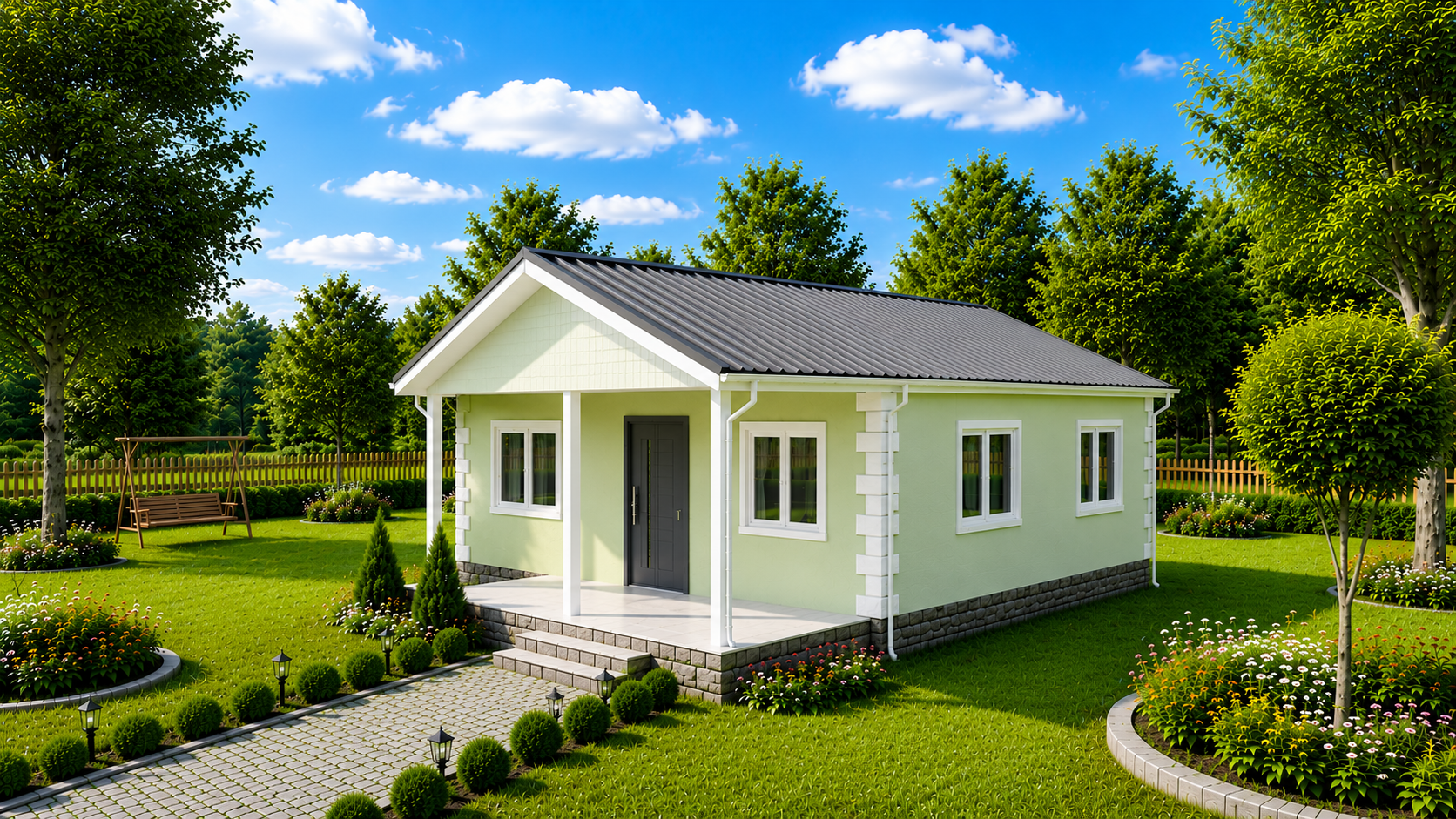 70 m² Tek Katlı Prefabrik Ev