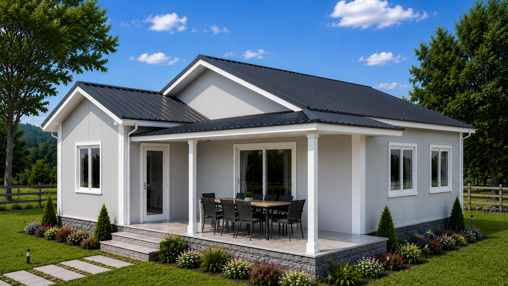 80 m² Tek Katlı Prefabrik Ev